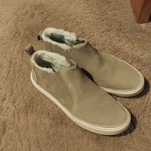 Toms Womens Bryce Suede Sherpa Lined Boots